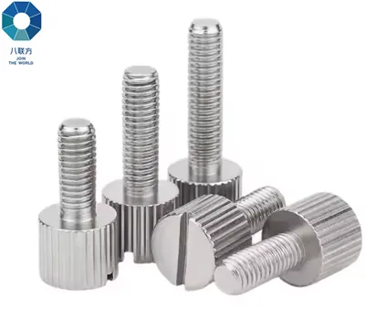 Slotted knurled ntiv tes xoo screws
